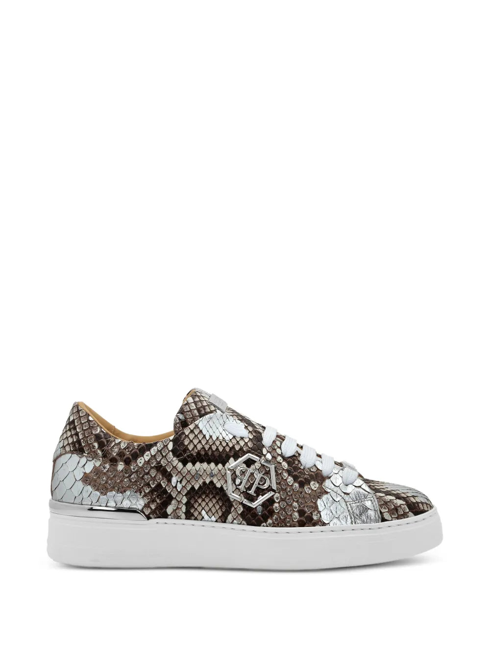 Philipp Plein Sneakers con effetto pitonato